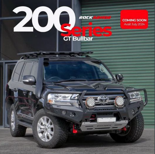 ROCKARMOR GT HOOP STEEL BULLBAR TO SUIT TOYOTA 200 2015+ - Hybrid Street&4x4