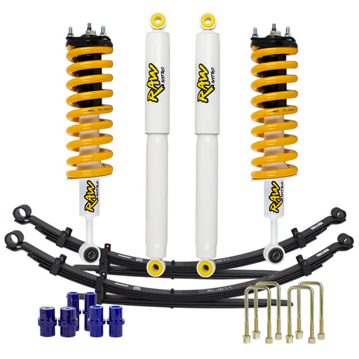 LIFT KIT - FORD RANGER BT50 11-18 /RAW ASSEMBLED STRUTS - Hybrid Street&4x4