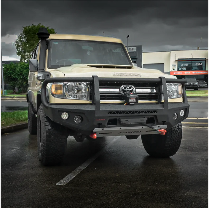 ROCKARMOR GT HOOPLESS BULLBAR TO SUIT TOYOTA 78 TROOPY 2007-2023 (FULL BAR REPLACEMENT)