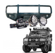 ROCKARMOR GT HOOP BULLBAR COMBO PACK TO SUIT TOYOTA LANDCRUISER 76,78,79 - Hybrid Street&4x4