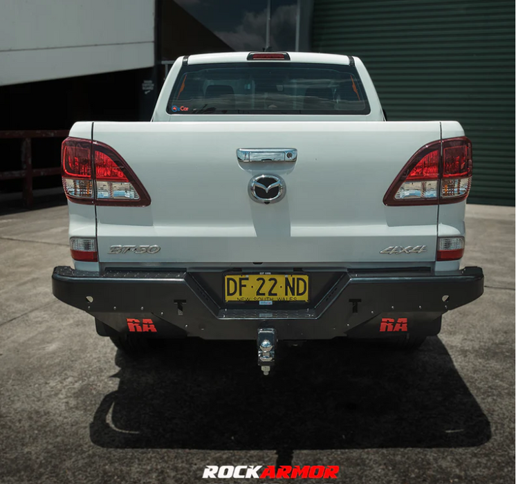 ROCKAMOR ELITE STEEL REAR STEP / TOWBAR TO SUIT MAZDA BT50  2011-2020