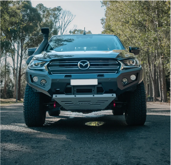 ROCKARMOR GT HOOPLESS BULLBAR TO SUIT MAZDA BT50 2020+ (Full Bar Replacement)