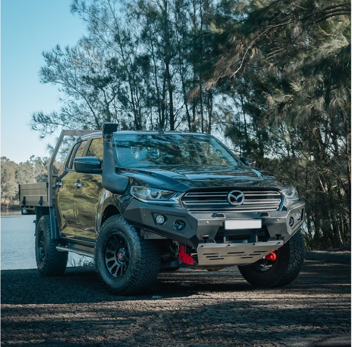 ROCKARMOR GT HOOPLESS BULLBAR TO SUIT MAZDA BT50 2020+ (Full Bar Replacement)