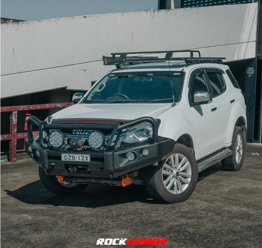 ROCKARMOR ELITE STEEL BULLBAR TO SUIT ISUZU DMAX 2017-2020 (Bar Replacement Eyebrows) - Hybrid Street&4x4