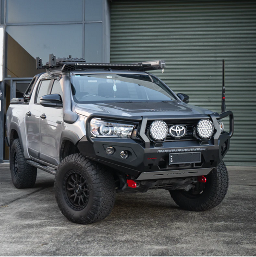 ROCKARMOR GT STEEL HOOP BULLBAR TO SUIT TOYOTA  HILUX BULLBAR 2015 -2020 - Hybrid Street&4x4