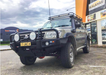 ROCKARMOR PREMIUM BULLBAR FRONTAL COMBO TO SUIT Nissan Patrol GU1 97- 09/2004 (Full Bar Replacement) - Hybrid Street&4x4