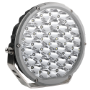 9" RND LED DRIVING LAMP COMBO BEAM 9-36V 160W 37 LEDs SILVR - Hybrid Street & 4x4