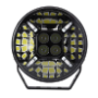 9" RND LED DRIVING LAMP DRIVNG BEAM 9-36V 120W BLK 12,000Lms - Hybrid Street & 4x4