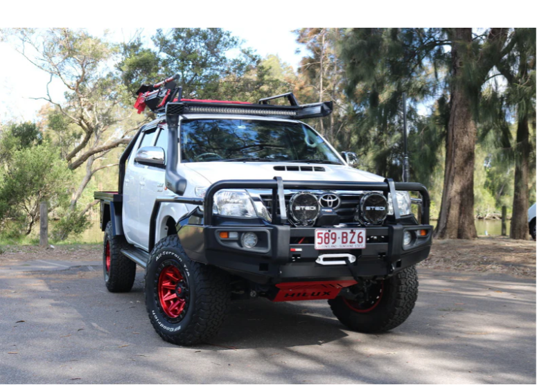 ROCKARMOR PREMIUM BULLBAR FRONTAL COMBO TO SUIT TOYOTA HILUX 2005-2011 - Hybrid Street&4x4