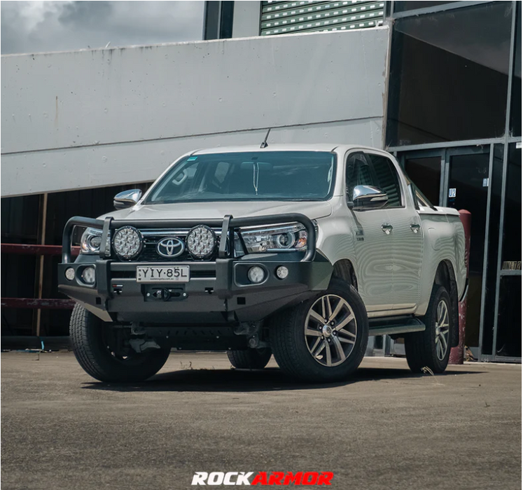 ROCKARMOR ELITE STEEL BULLBAR TO SUIT TOYOTA HILUX N80 2015-2020 (Full Bar Replacement)