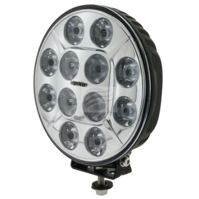 7" LED DRIVING LAMP FLOOD/SPOT BEAM 28Deg 9-36V 60Watt CHROME - Hybrid Street & 4x4