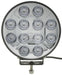 9" LED DRIVING LAMP SPOT BEAM 25Deg 9-36V 120Watt CHRME FACE - Hybrid Street & 4x4