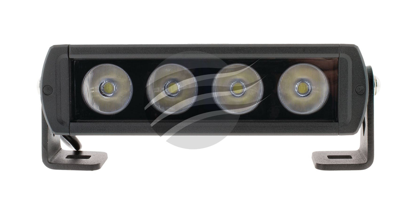 4 LED DRIVING LAMP LIGHTBAR FLOOD BEAM 30Deg 9-36V 40Watt - Hybrid Street & 4x4