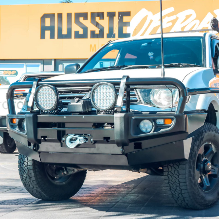 ROCKARMOR PREMIUM BULLBAR FRONTAL COMBO TO SUIT MITSUBISHI TRITON MN-ML 2006-2015 - Hybrid Street&4x4