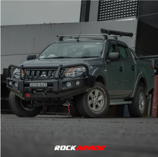 ROCKARMOR ELITE STEEL BULLBAR TO SUIT MITSUBISHI TRITON MQ - Hybrid Street&4x4