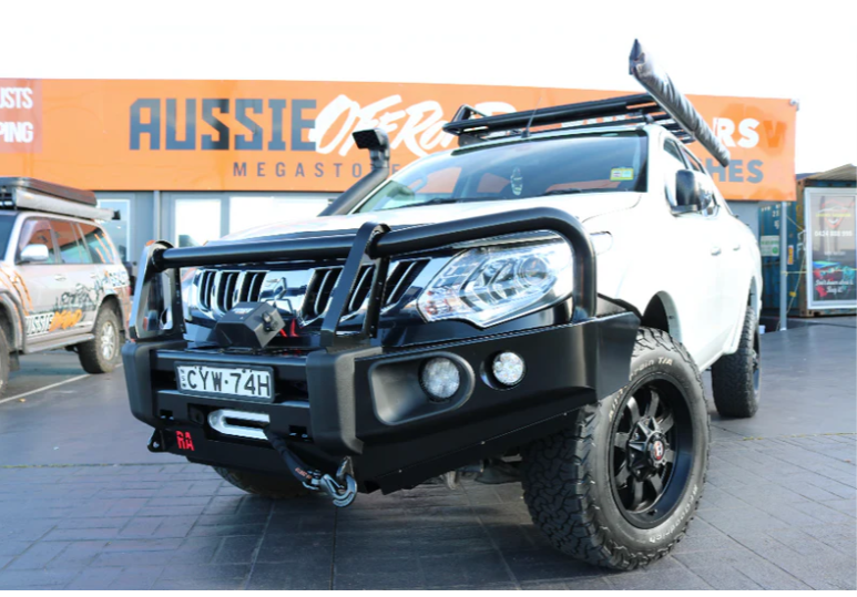 ROCKARMOR ELITE STEEL BULLBAR TO SUIT TOYOTA HILUX N80 2015-2020 (Full Bar Replacement)