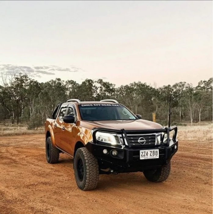 ROCKARMOR ELITE STEEL BULLBAR TO SUIT NISSAN NAVARA NP300 D23 2015-2020 (Full Bar Replacement) - Hybrid Street&4x4