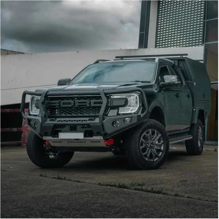 ROCKARMOR GT STEEL HOOP BULLBAR TO SUIT NEXT GEN FORD RANGER - Hybrid Street&4x4