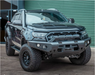 ROCKARMOR GT HOOPLESS STEEL BULLBAR TO SUIT FORD RANGER PX1, 2 & 3 - Hybrid Street&4x4