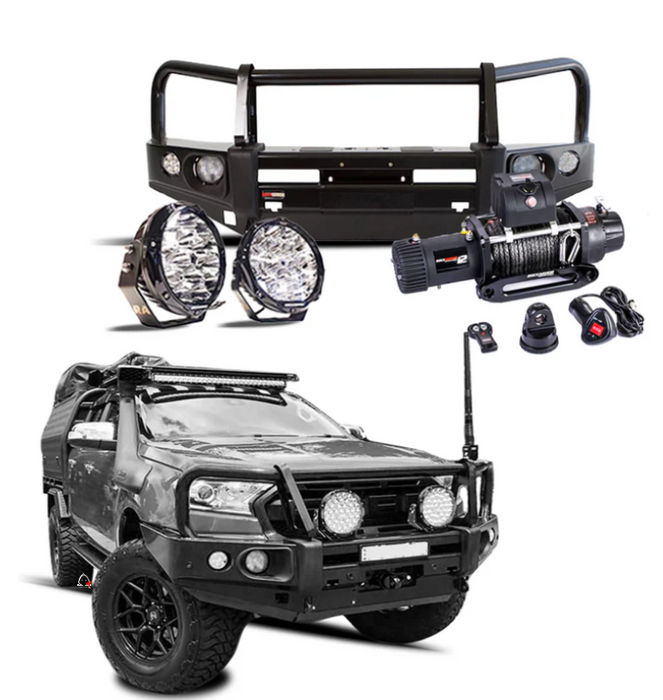 ROCKARMOR ELITE BULLBAR FRONTAL COMBO TO SUIT FORD RANGER 2005- 2020 PX1 & 2