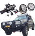 ROCKARMOR PREMIUM BULLBAR FRONTAL COMBO TO SUIT Nissan Patrol GU1 97- 09/2004 (Full Bar Replacement) - Hybrid Street&4x4