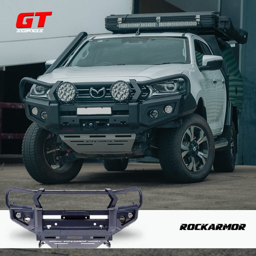 ROCKARMOR GT STEEL HOOP BULLBAR TO SUIT MAZDA BT50 2020+ (Full Bar Replacement) - Hybrid Street&4x4