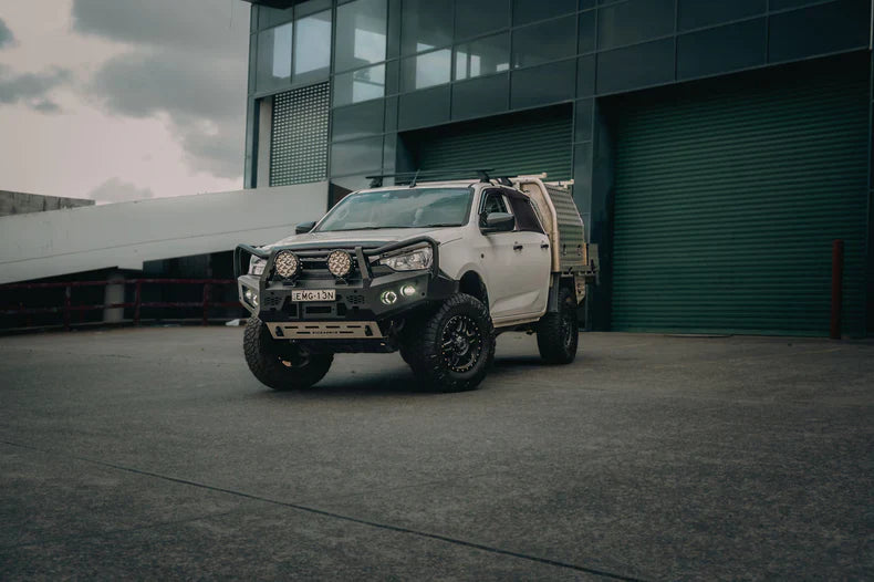 ROCKARMOR GT HOOP BULLBAR FRONTAL COMBO PACK TO SUIT ISUZU DMAX 08/2020+