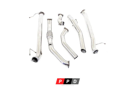 Mazda BT-50 (2006-2011) Manual & Automatic 2.5L & 3L 3" Stainless Turbo Back Exhaust - Hybrid Street & 4x4