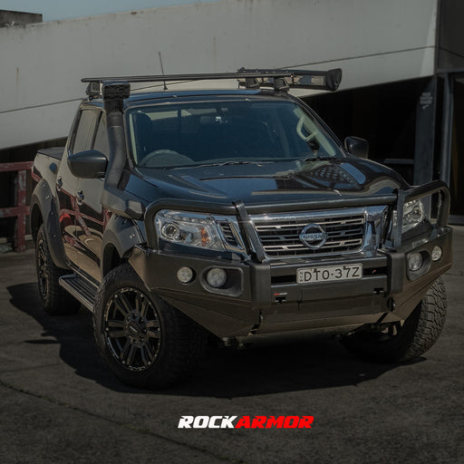 Rockarmor Elite Steel Bull Bar to suit Nissan Navara NP300 D23 2015-2020 (Full Bar Replacement) - Hybrid Street & 4x4