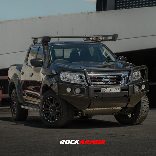 Rockarmor Elite Steel Bull Bar to suit Nissan Navara NP300 D23 2015-2020 (Full Bar Replacement) - Hybrid Street & 4x4