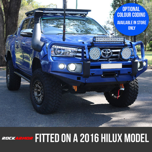 Rockarmor Elite Steel Bull Bar To Suit Toyota Hilux VIGO N80 2015-2020 (Full Bar Replacement) - Hybrid Street & 4x4