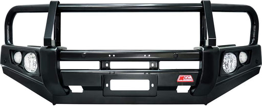 Falcon 707-02 Winch Bar for Nissan Navara D40/Pathfinder R51 2005 - 2010 Thai Built (ridge line on bumper) - Hybrid Street & 4x4