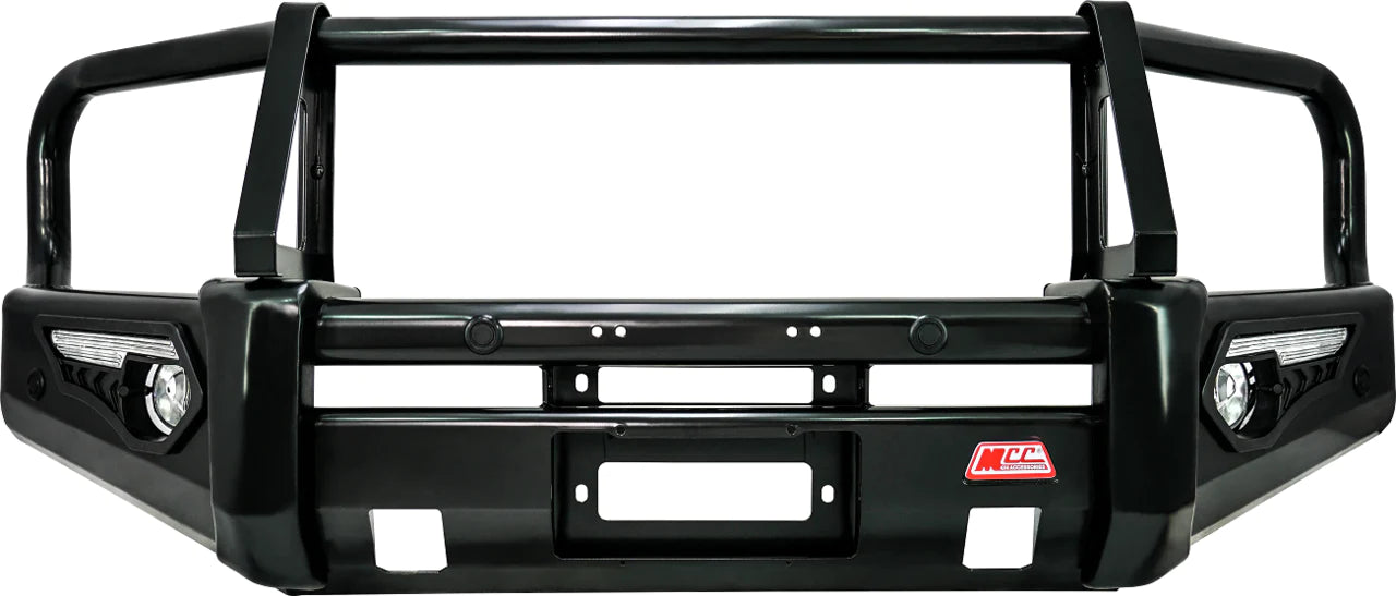 Phoenix 808-02 Winch Bar for Mitsubishi Triton MQ 2015 - 2018 - Includes Replacement Washer Bottle and Underbody Protection Plates - Hybrid Street & 4x4