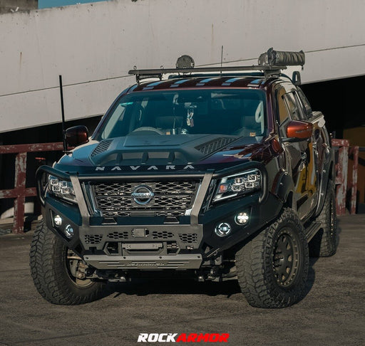 Rockarmor GT Hoop Steel Bull Bar To Suit Nissan Navara NP300 2020+ Bar Replacement - Hybrid Street & 4x4