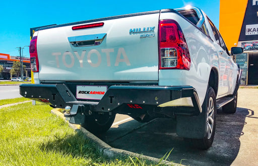 Rockarmor Elite Steel Rear Step Towbar To Suit Toyota Hilux N80 2015-08/20 To Current - Hybrid Street & 4x4
